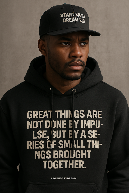 ESSENTIAL BLACK HOODIE