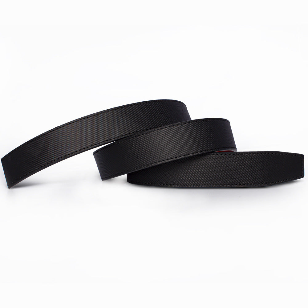 Men's Belt Hot-selling Film Alloy Automatic Buckle Leather